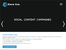 Tablet Screenshot of blauw-gras.com